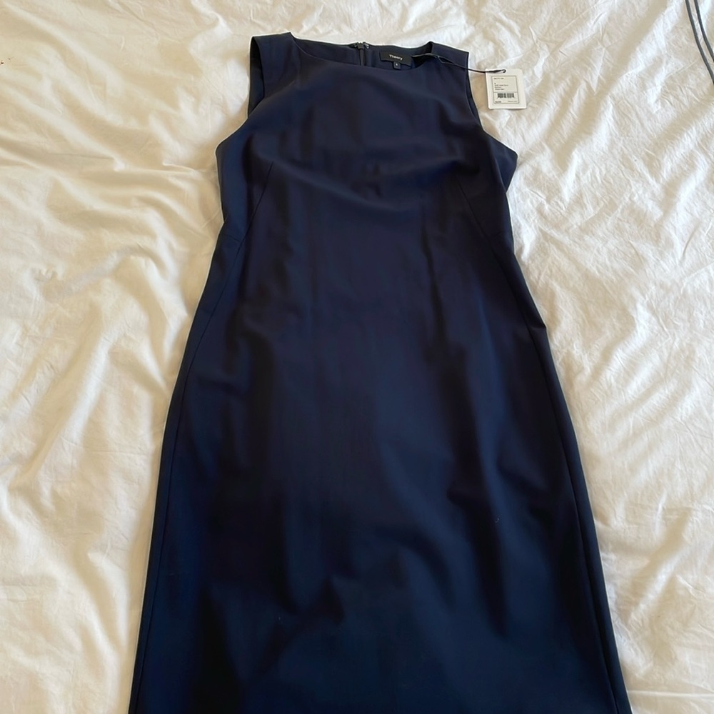 Theory blue shift dress. New with tags. Never worn.